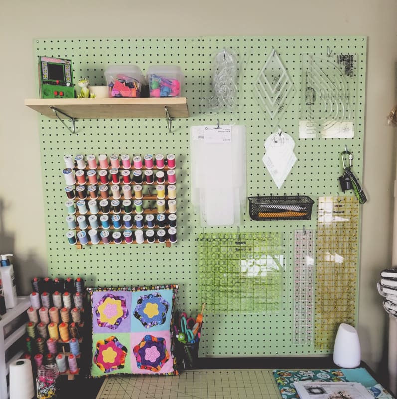 How to organize your sewing rulers