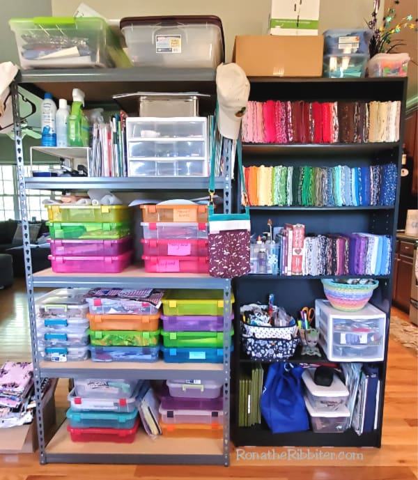 How to organize my fabric collection