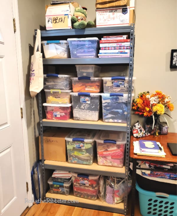 How to organize your fabric stash