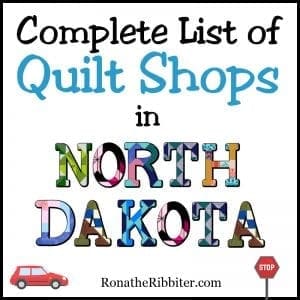 ND Quilt shops