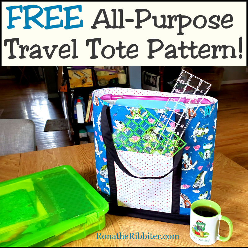 Free Travel Tote bag pattern