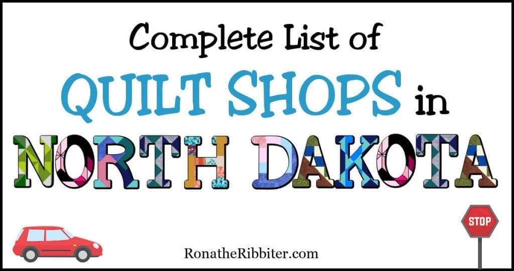 Quilt shops in North Dakota