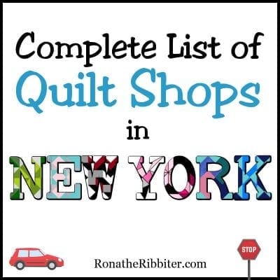 NY Quilt shops