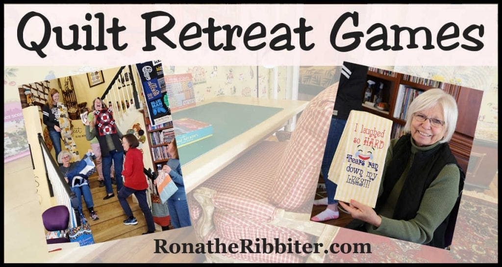 quilt retreat games