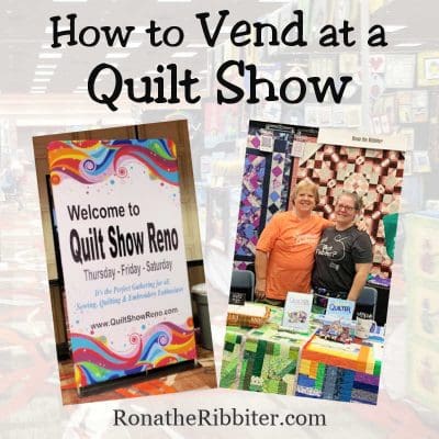 how to vend at a quilt show