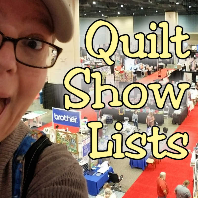 quilt show lists