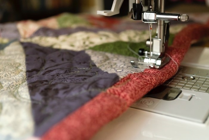 Binding process on how to finish your quilt