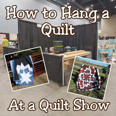Hang Quilt Show Tutorial