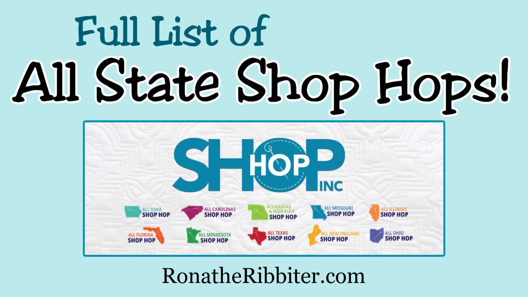 Full List of All State Shop Hops Rona the Ribbiter